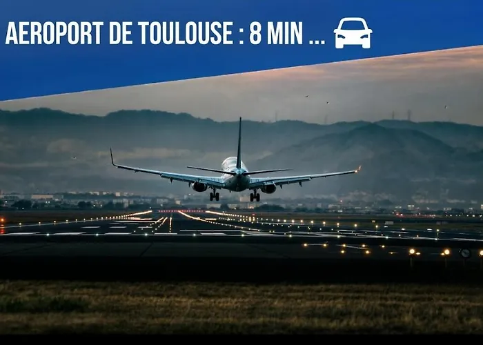 T2 Climatise Au Coeur Du Pole Aeronautique,a 8 Minutes De L'aeroport *